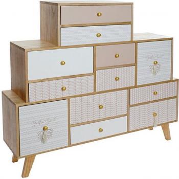 Aparador DKD Home Decor Natural Madera de Paulonia 120 x 25 x 110 cm