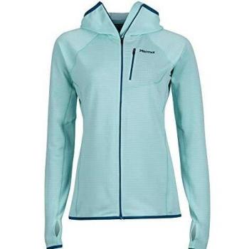 Marmot Sudadera Neothermo con capucha para mujer, color azul, XS