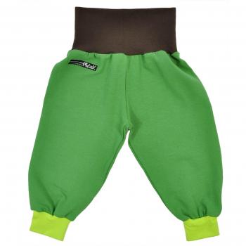 Anna Friday - Pantalones basic verde-marrón, talla 68