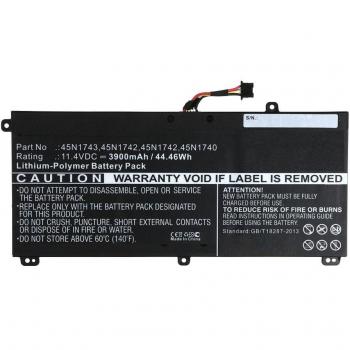 Batería portátil compatible CoreParts 11.4V 3900mAh para Lenovo