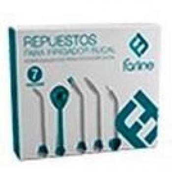 Farline Irrigador Bucal Repuesto Cabezales