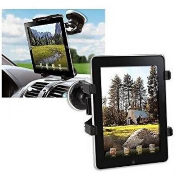 Soporte Tablet Universal para Coche Techly I-TABLET-VENT Negro