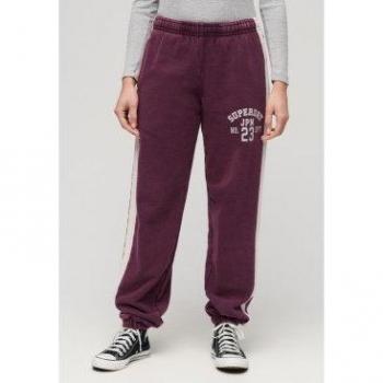 Pantalones de Chándal Vintage con Rayas Lateral Superdry Mujer Talla 44