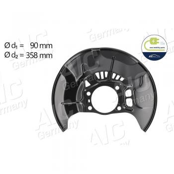 Chapa Protectora contra Salpicaduras para Disco de Freno AIC 58811