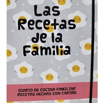 Las recetas de la familia -portada huevo: Diario de cocina familiar, recetas hechas con cariño