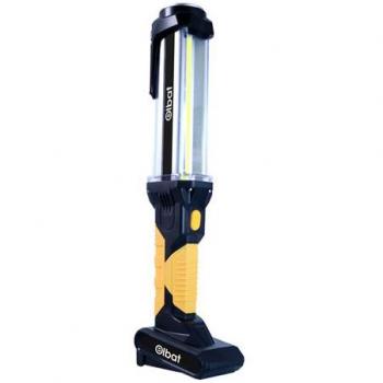 Linterna LED recargable con gancho e imán - COB + LED 10W 800LM color negro