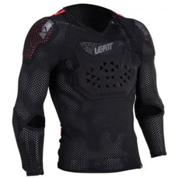 Leatt ReaFlex Stealth Chaqueta protectora de motocross - Negro - Talla 2XL