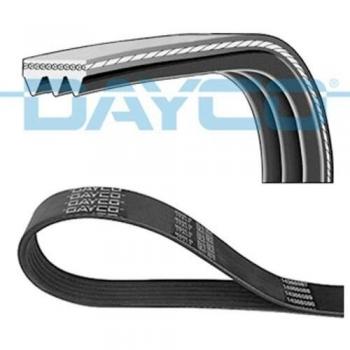 Correa trapecial poli V DAYCO 3PK1120 - Correa V-ribbed, longitud de 1120 mm, fabricada por DAYCO, diseñada para ofrecer un rendimiento óptimo en sistemas de transmisión de potencia