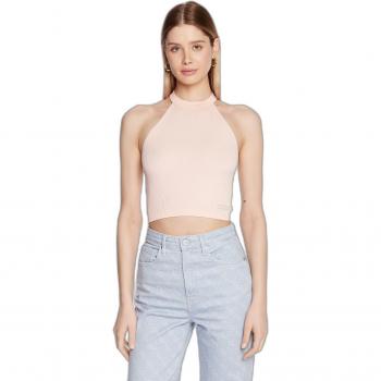 Top Rosa Slim Fit con Encaje para Mujer Guess Sealm XS