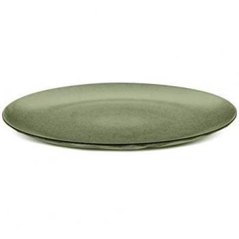 koziol Club L Plastic, Dinner, Dessert Plate, Dishes, Outdoors, Camping, Picnic, Vacation, Verde orgánico