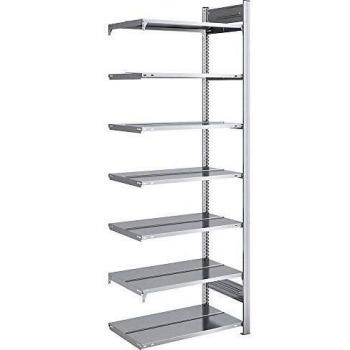 Estantería ensamblable para archivadores hofe, galvanizada, altura 2350 mm, doble cara, dimensiones 750 x 600 mm