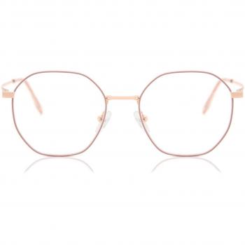 Gafas Anti-Azules Oval Montuta Completa Metálico Rosas Armazones para Hombre - SmartBuy Collection