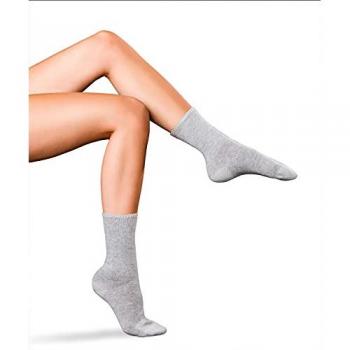 Falke No. 1 Women's Finest Cashmere Socks - Marengo/Beige, Size 7-8 (41-42)