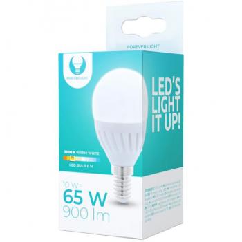 Bombilla LED G45 10W 900LM E14 Luz Cálida Forever