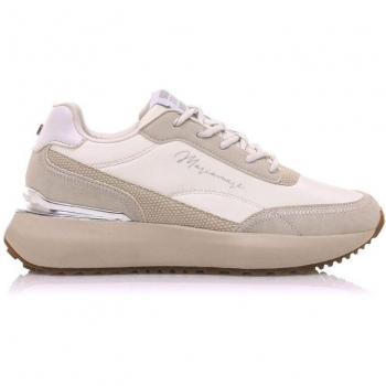 Mariamare 63306 Zapatillas Deportivas de Mujer con Piso Grueso Color Blanco