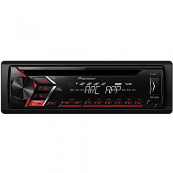 Pioneer s100ub Auto Radio USB CD Receptor, coche radio con AUX-In frontal, 4 x 50 W, high Level Car Hifi Negro