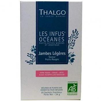THALGO INFUS'OCEANE Bio Tratamiento PIERNAS Ligeras 20UN Unisex Adulto, Negro, Estándar