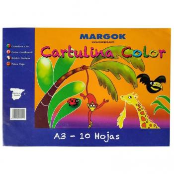 Bloc de Cartulinas de Colores A3 180g 10H 10UD