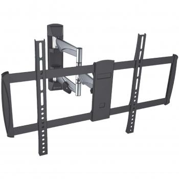 König KNMA-LFM30S - Soporte de Pared para TV, Color Plateado y Negro