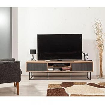 Skyedecom - Mueble de televisión con patas y muebles para televisor Quantum Silva 180-752 863SPH3013