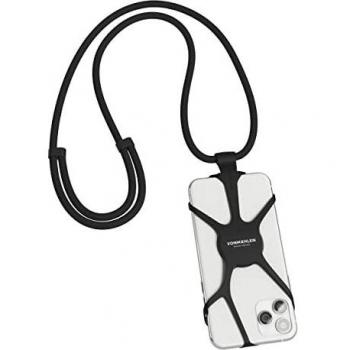 Correa Universal para Smartphone Vonmählen Infinity - Negro, con soporte de silicona y nylon