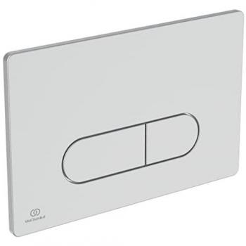 Placa de descarga Ideal Standard Oleas M1, SmartFlush, mecánica, cromo mate 234x8.5x154mm R0117JG