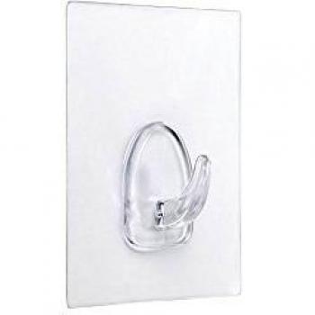 INOFIX 1291-0- - Colgador adherente reutilizable 80x62 transparente