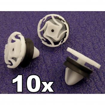 10 x Clips, remache plÃ¡stico, Grapas - Interior panel de ajuste y Puerta Tarjeta clips