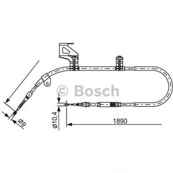 Bosch 1987477803 cable de freno
