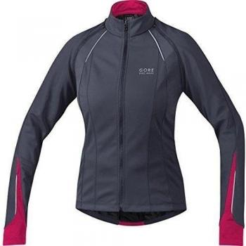 Gore Bike Wear Phantom Lady 2.0 Windstopper Soft Shell - Chaqueta para mujer, color gris / rosa, talla 38