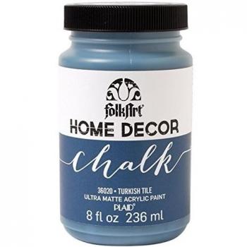 Plaid:Craft Folkart Home Decor Chalk Paint 8Oz-Turkish Tile