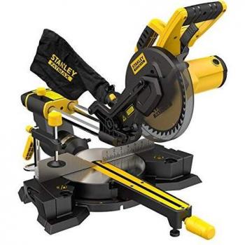 STANLEY FATMAX FME721-QS - Ingletadora telescópica 1.500W, Ø disco 216mm, bisel 45°