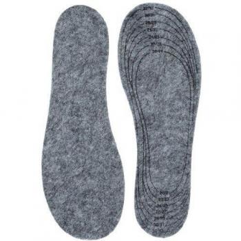 Playshoes Original Children's Felt Insoles, Unisex, Grey, One Size