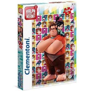 Puzzle 104 Piezas Ralph Rompe Internet Clementoni