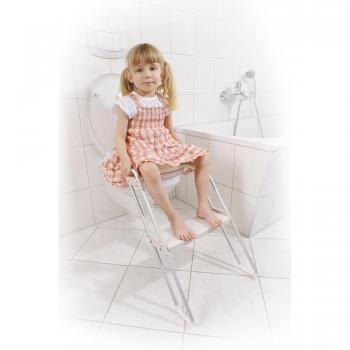 Reer 4809 - Asiento reductor para WC con escalón reposapiés