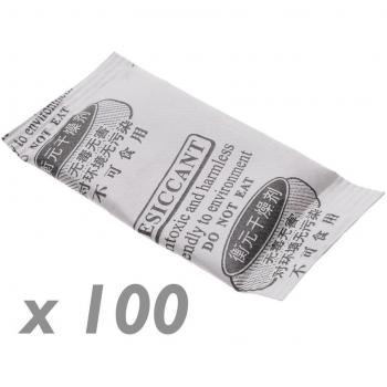 Cablematic bolsa desecante deshumidificadora de gel slice silica 25x50mm 2g 100 pack