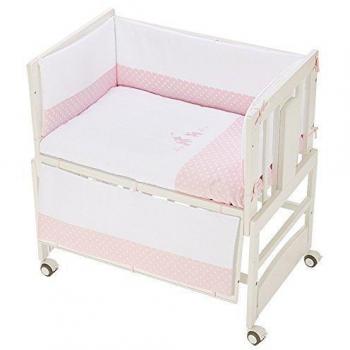 Minicuna colecho Allegra con vestidura Bimba Rosa