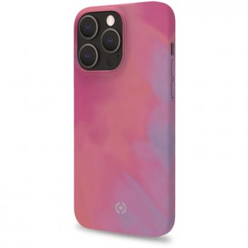 Funda para iPhone 13 Pro WATERCOLOR de Celly en color rosa