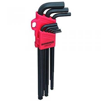 Juego de 9 llaves en L puntabola XL Bondhus ProGuard (1.5-10 mm)