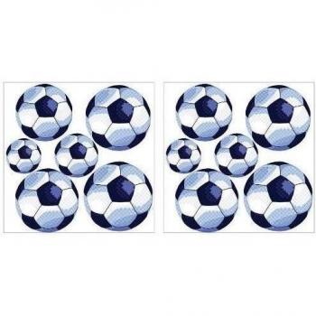 Fun4Walls - Adhesivos decorativos para paredes con diseño de pelotas de fútbol