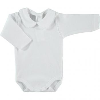 Pack de 2 bodys manga larga cuello algodón - Basicos Babidu