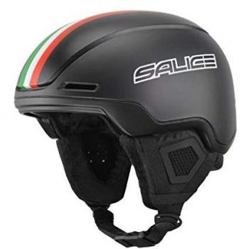 Casco de Esquí Alpino Salice Eagle Negro, con Rotor TG 56 – 61, diseñado para unisex adulto