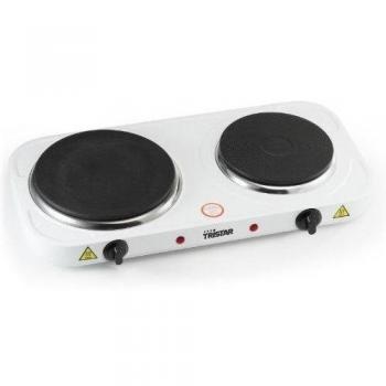 Tristar KP-6245 Double Electric Hot Plate with 2 Burners, 2500W, Adjustable Temperature