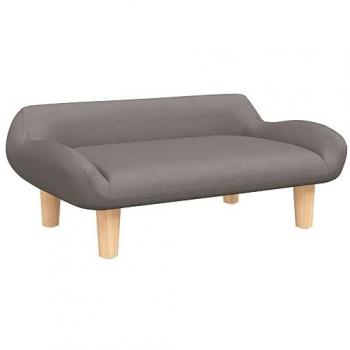 Sofá infantil Tortorora 70x40x24 cm Tela Gris Taupé