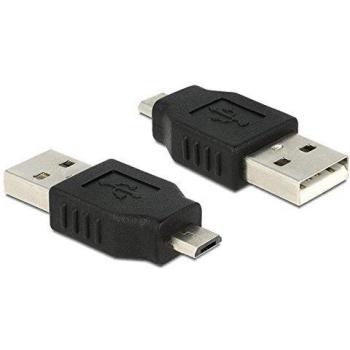 Adaptador USB Micro-B Macho a USB 2.0 A-Macho - Delock 65036, Conector de Datos y Video, 5 cm