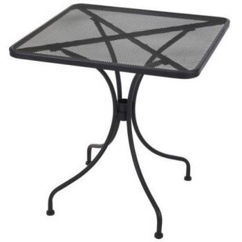 Mesa Jardín Gris Aluminio 70x70cm