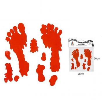 Pegatina Gel Huellas sangre