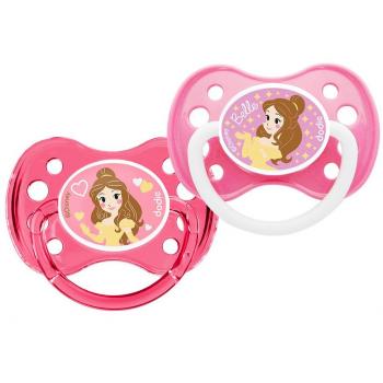 Chupetes Anatómicos de Silicona Disney Belle 6 meses + (Pack de 2)