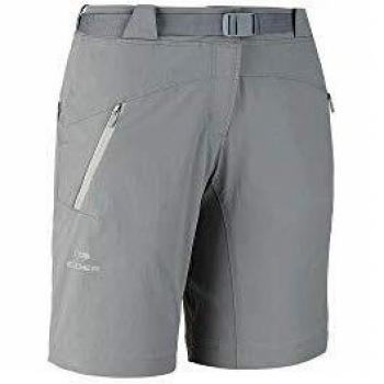Eider Flex Silverstone - Pantalones cortos de senderismo para mujer, color gris, gris, 36