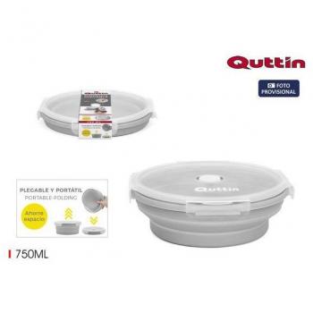 FIAMBRERA SILICONA REDONDA 750ML QUTTIN